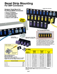 Thumbnail of document Data Sheet - MBS-02 Bezel Strip Mounts for Miniature Thermocouple Connectors